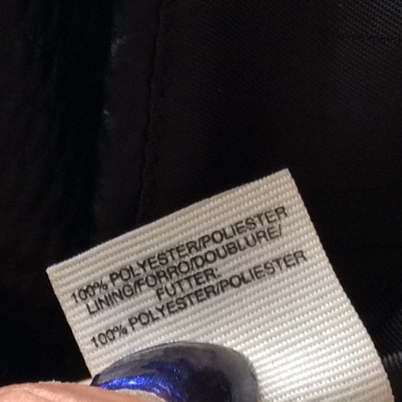 RACHEL ROY BLACK FAUX LEATHER ZIP FRONT MINI SKIRT SIZE 4 - Picture 7 of 8